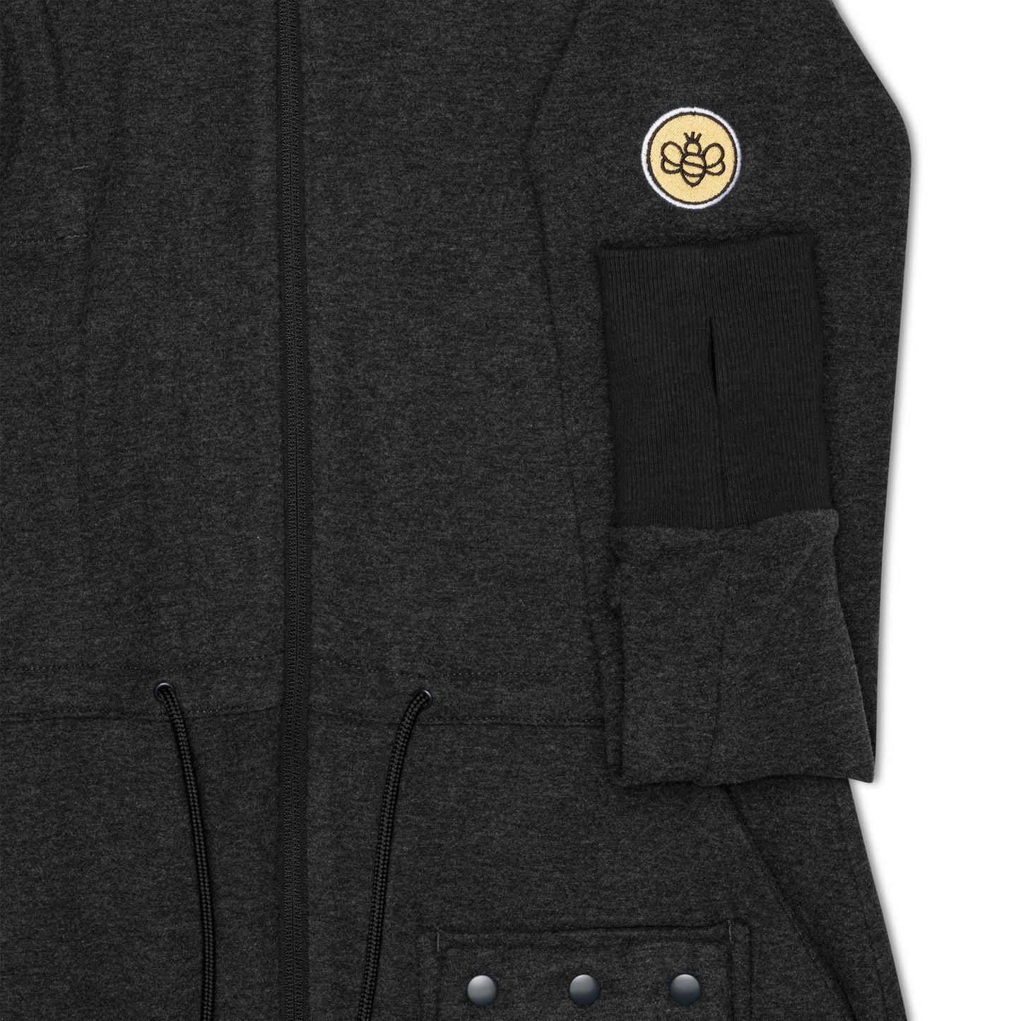 REDI Swess functional Athleisure dress in charcoal sleeve thumb detail