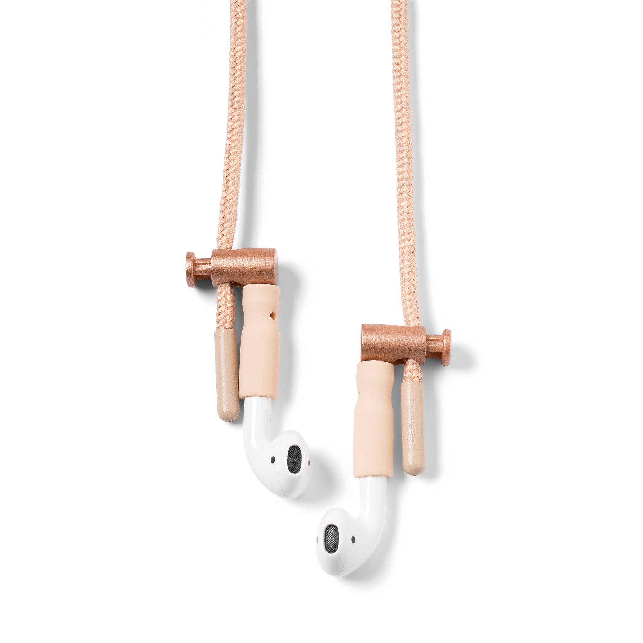 REDI Set  earbud holders rose gold color