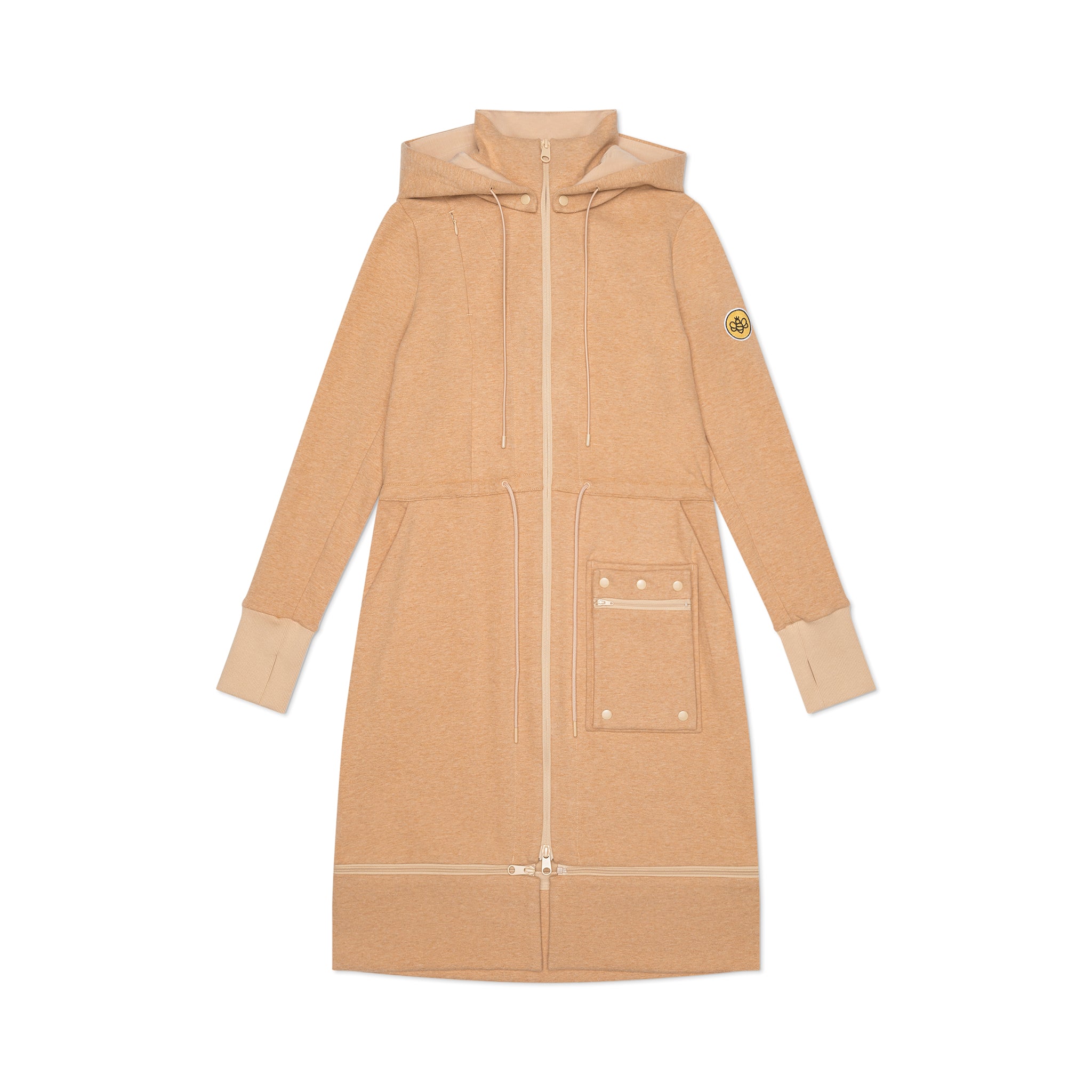 REDI Swess functional Athleisure dress in camel