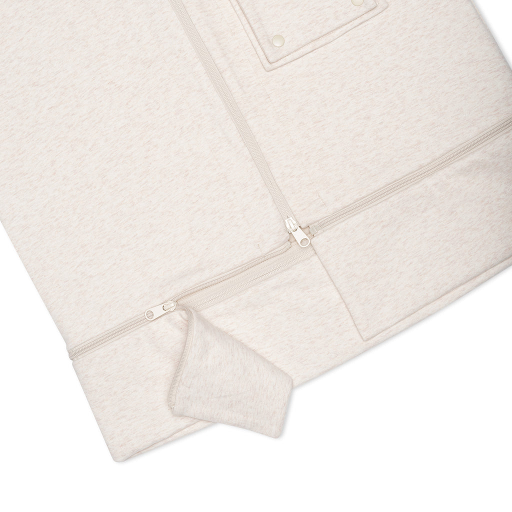 REDI Swess athleisure dress in oatmeal adjustable hem